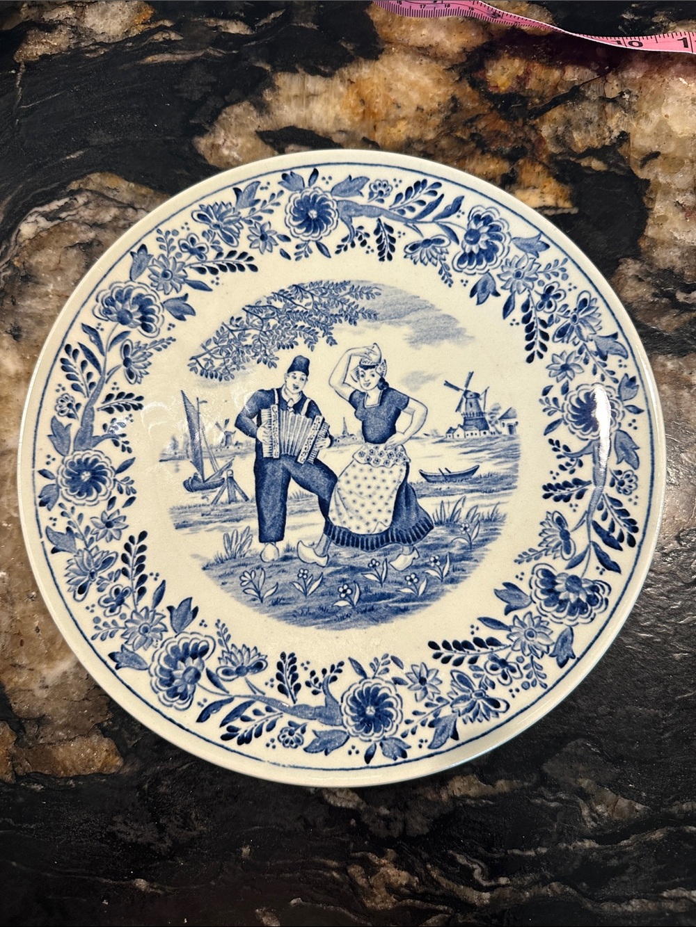 Vintage Delfts Plate